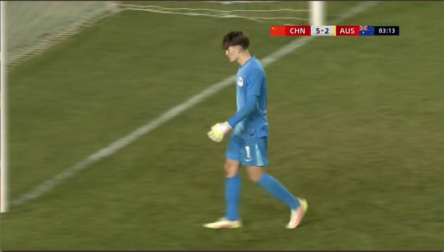 打崩袋鼠！謝晉小角度爆射破網，國少5-2領先澳大利亞U16