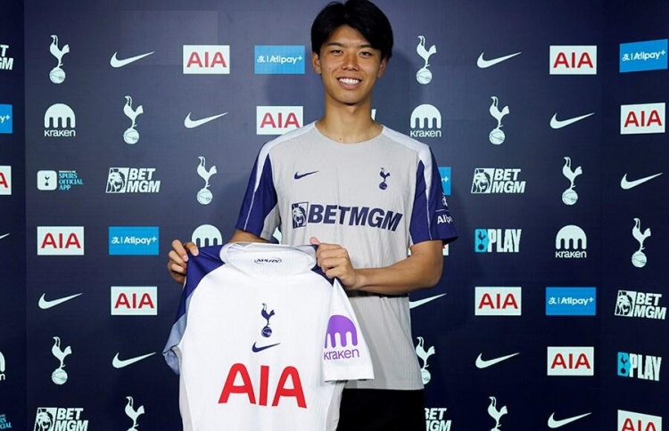 英媒：熱刺新援高井幸大即將與球隊合練