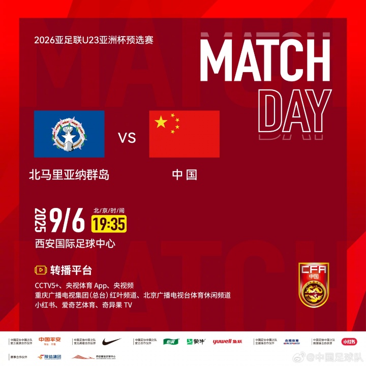 2026亞足聯U23亞洲杯預選賽第二輪 北馬里亞納群島隊 VS 中國隊