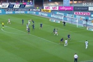 意甲3連勝遭終結！尤文1-1維羅納 小孔塞桑貼地斬馬里奧送點