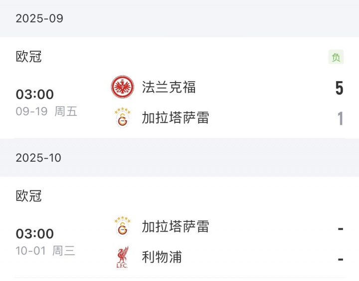 將戰利物浦！加拉塔薩雷土超7場全勝，歐冠上輪慘敗+18場輸了12場
